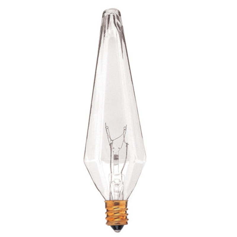 Bulbrite 480125 Decorative: Light Bulb Clear Prism (Discontinued)