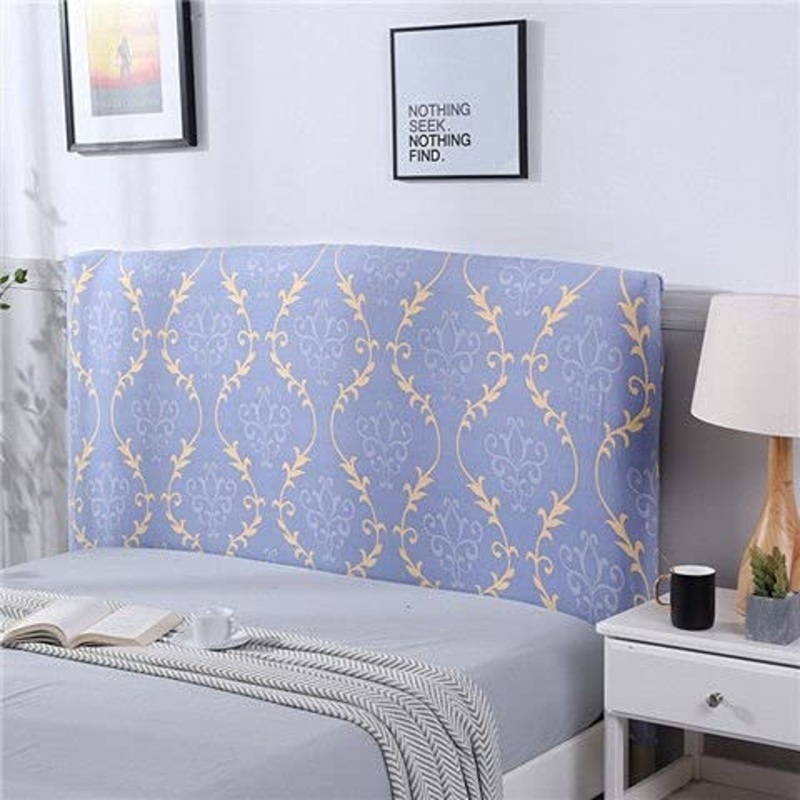 Cover+Fodera Copri Testata Letto Copertura Testiera Letto Matrimoniale/Singolo Elastica per Letto Fodera Protezione Elastico all-Inclusive Coperchio Testata Letto (Color : G, Size : 120-140cm)