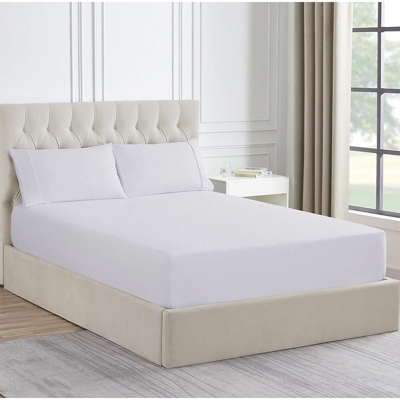 Ddecor Home 1500 Thread count Premium Cotton Blend Snow King Combo Set by Ddecor Home