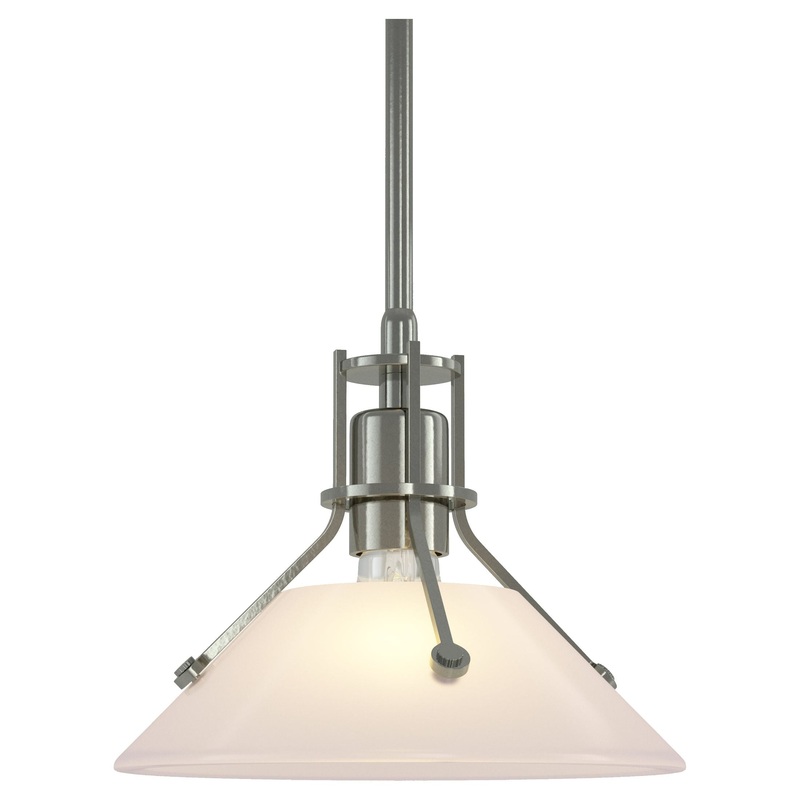 Henry Mini Pendant Sterling Frosted Glass (FD)