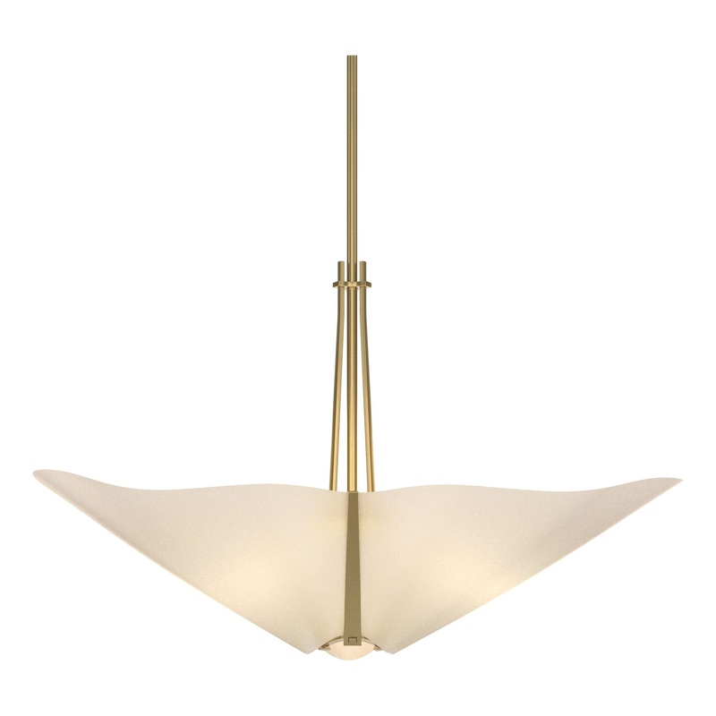 Kirigami 3-Light Pendant Modern Brass