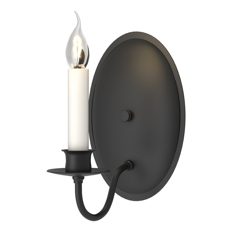 Simple Lines Sconce Black