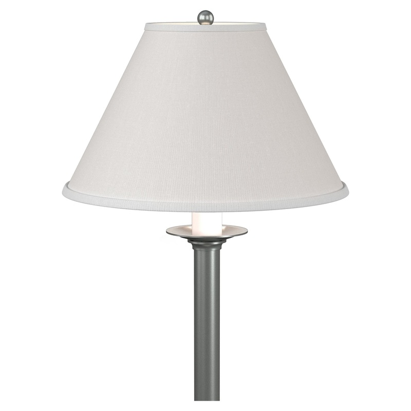 Simple Lines Table Lamp Vintage Platinum