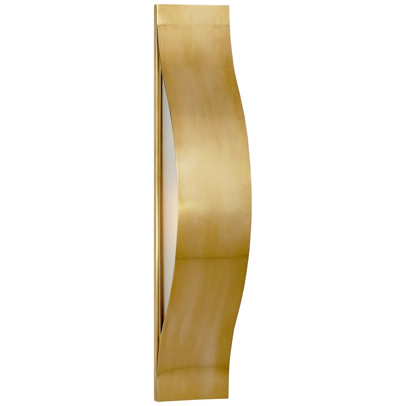 Two Light Wall Sconce from the Avant Collection in Antique-Burnished Brass Finish by Visual Comfort Signature