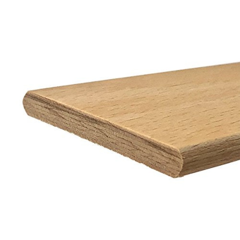 10 Listelli Curvati in Legno di Faggio – Ricambio per Doga  6,7 X 84 X 0,8 Cm