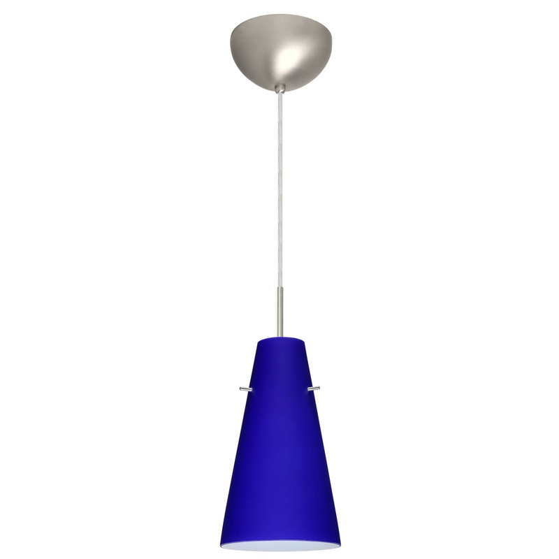 Besa 1JC-4124CM-LED-SN Cierro One Light Pendant Satin Nickel