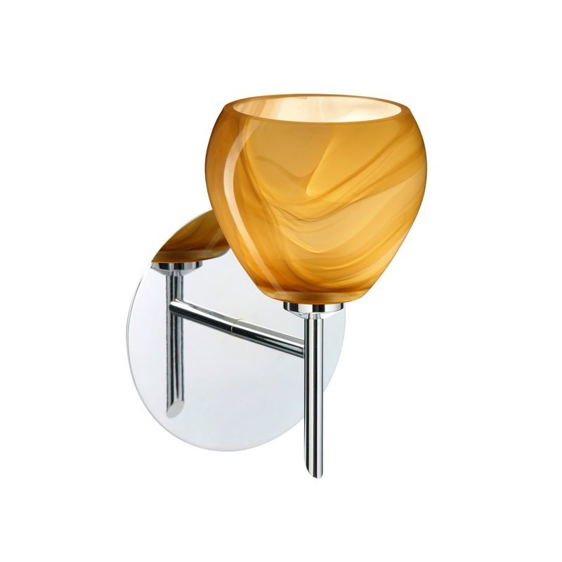 Besa 1SW-5605HN-CR Tay Tay One Light Wall Sconce Chrome