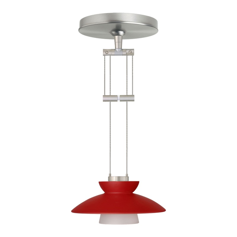 Besa 1XA-271831-SN Trilo One Light Pendant Satin Nickel