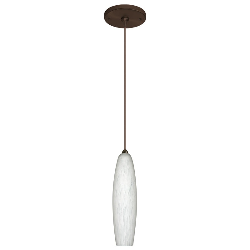 Besa 1XP-439519-BR Zumi One Light Pendant Bronze (Discontinued)