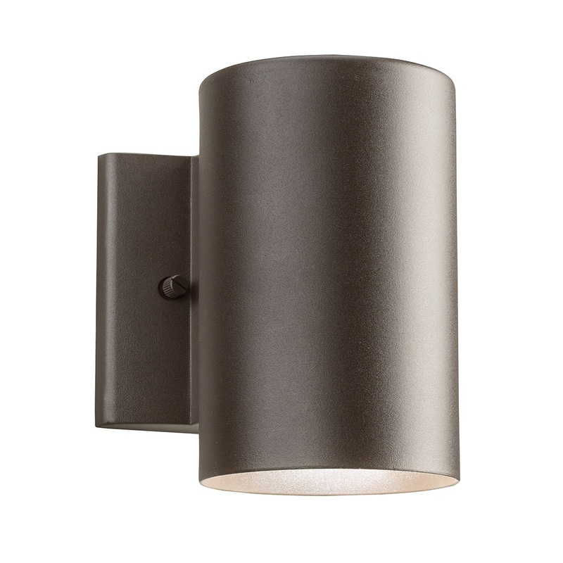 Kichler 11250AZT30 LED Outdoor Wall Mount, Textured Architectural Bronze