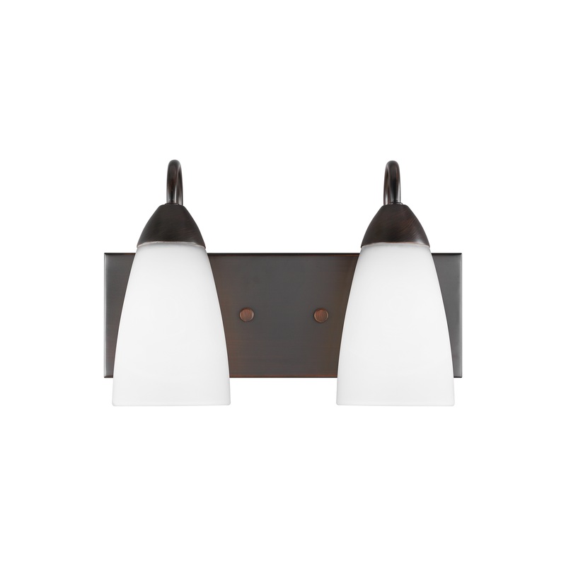 Seville Two Light Wall / Bath Bronze None