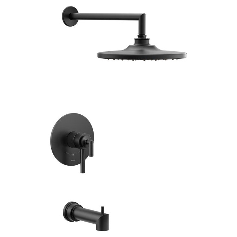 Tub and Shower Trim Arris M-Core 4-Series 2 Lever Matte Black WaterSense ADA 1.75 GPM