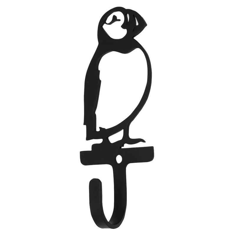 Village Wrought Iron WH-358-S Puffin Wall Hook Small