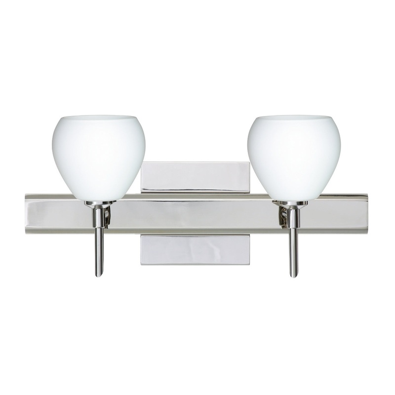Besa 2SW-560507-CR-SQ Tay Tay Two Light Wall Sconce Chrome (Discontinued)