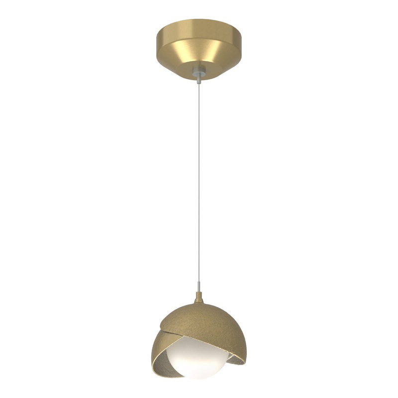 Brooklyn Double Shade Low Voltage Mini Pendant Modern Brass Modern Brass