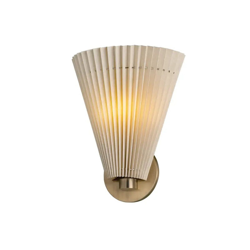 Dell Wall Sconce Patina Brass