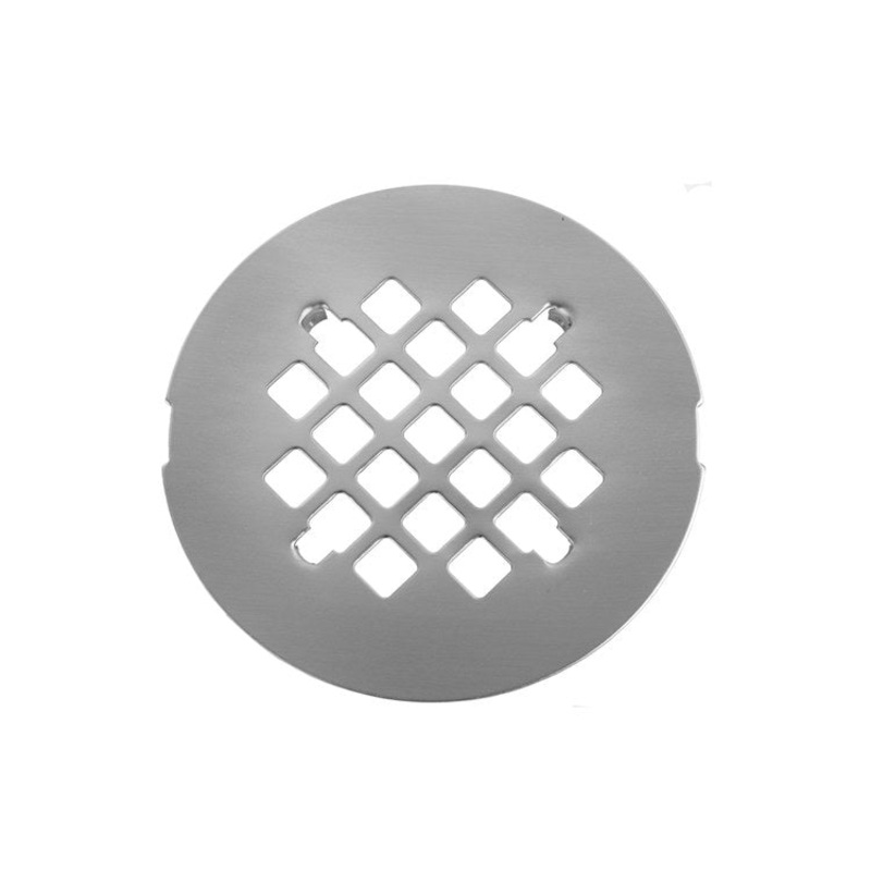 Drain Plate Snap in Shower 4-1/4 Inch Satin Brass Depth 1/4 Inch