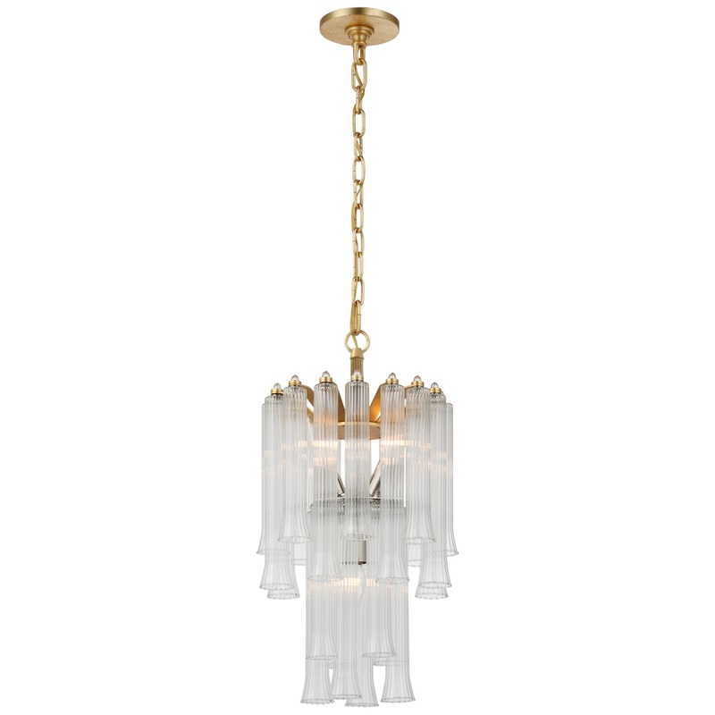 LED Chandelier from the Lorelei Collection in Gild Finish by Visual Comfort Signature