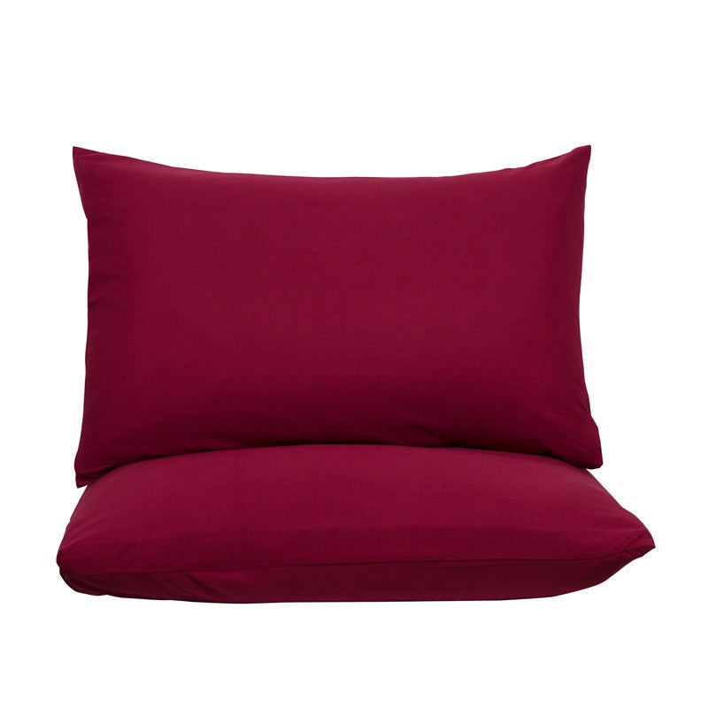 Claret Red Ultra Soft Brushed Waterproof Pillow Protectors (Set of 2) – 50x70cm, Stain & Spill Guard for Bed Pillows(Note: pillow core not included)