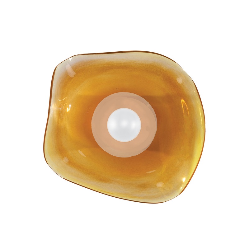 Embark 12″H Sconce White/Amber