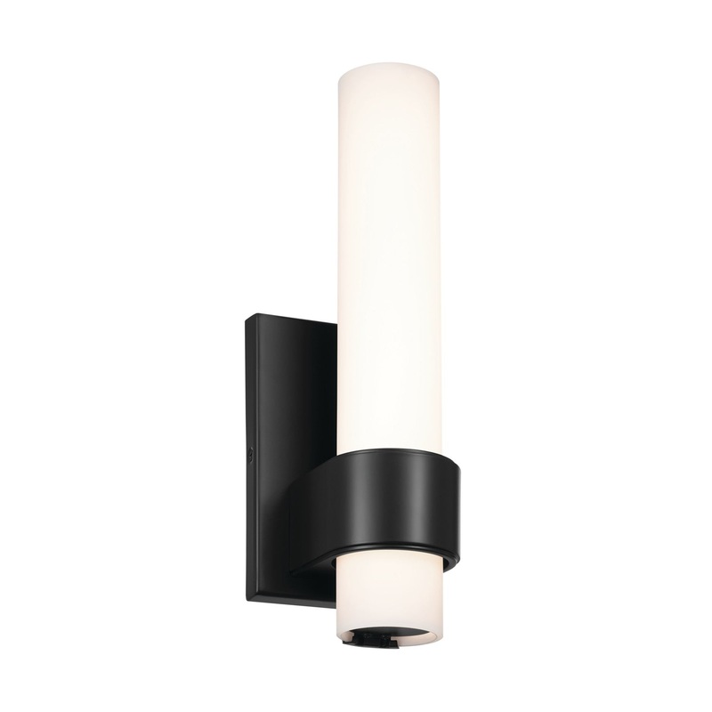Kichler 83837 LED Wall Sconce, Matte Black