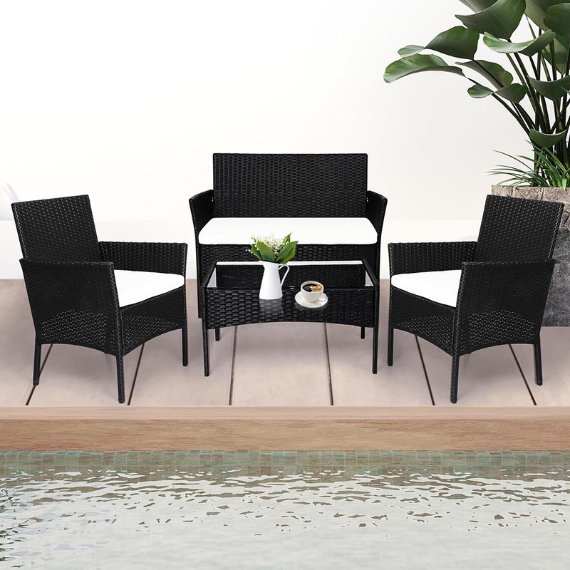 Levede 4PCS Outdoor Furniture Setting