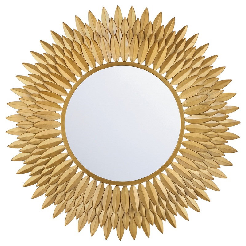 Mirror from the Broche Collection in Antique Gold Finish by Crystorama