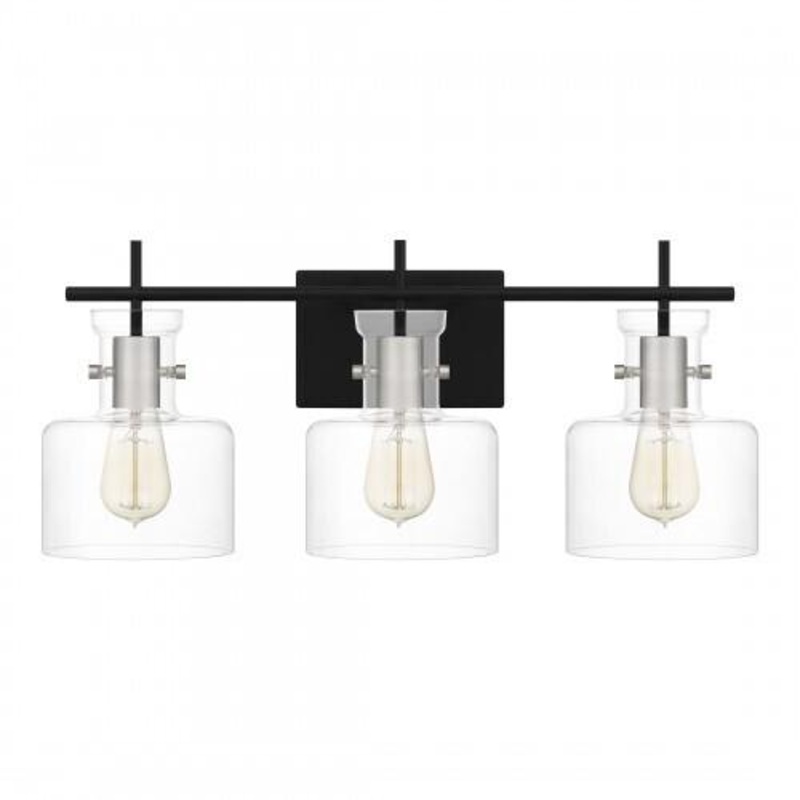 Quoizel PEN8622MBK Pensbury Bath 3 lights matte black. Bath