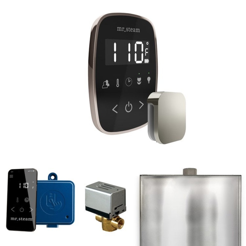 Steam Kit ButlerFlex Black/Polished Nickel Control Package for MS90 to MSSUPER3
