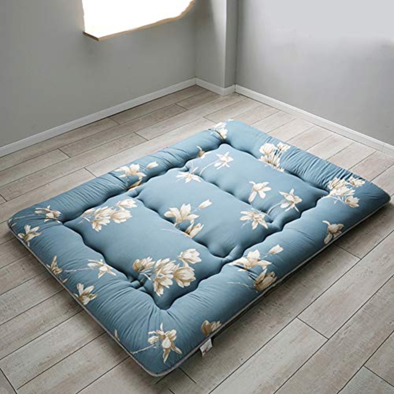 Z&HA Giapponese Piano Materasso futon, Tatami Tappetino Portatile materassino da Campeggio Bambini Sleeping Pad Pieghevole Roll Up Piano Lounger Divano Letto,e,150 * 190cm