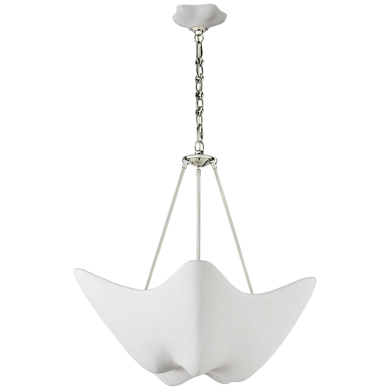 Five Light Chandelier from the Cosima Collection in Polished Nickel Finish by Visual Comfort Signature