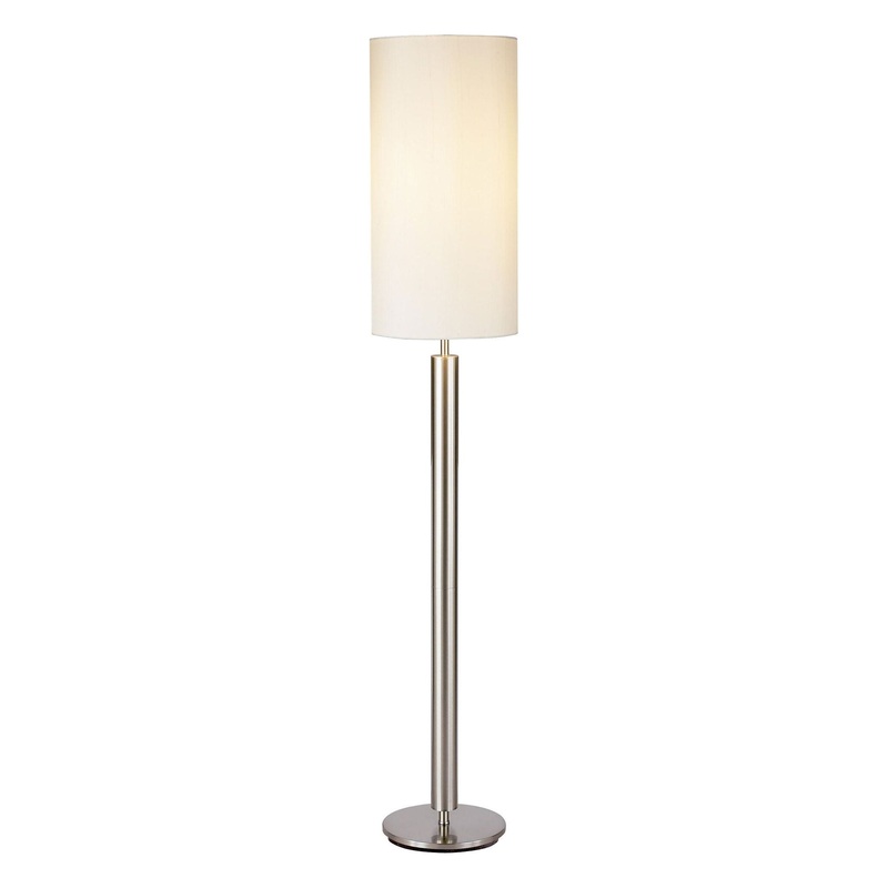 Hollywood Floor Lamp Brushed Steel