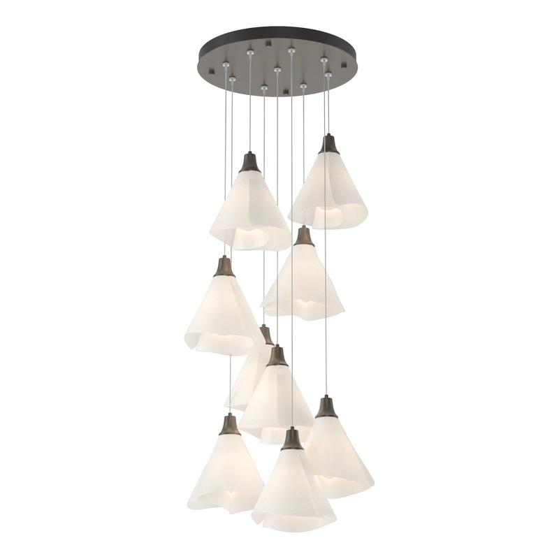 Mobius 9-Light Pendant Dark Smoke