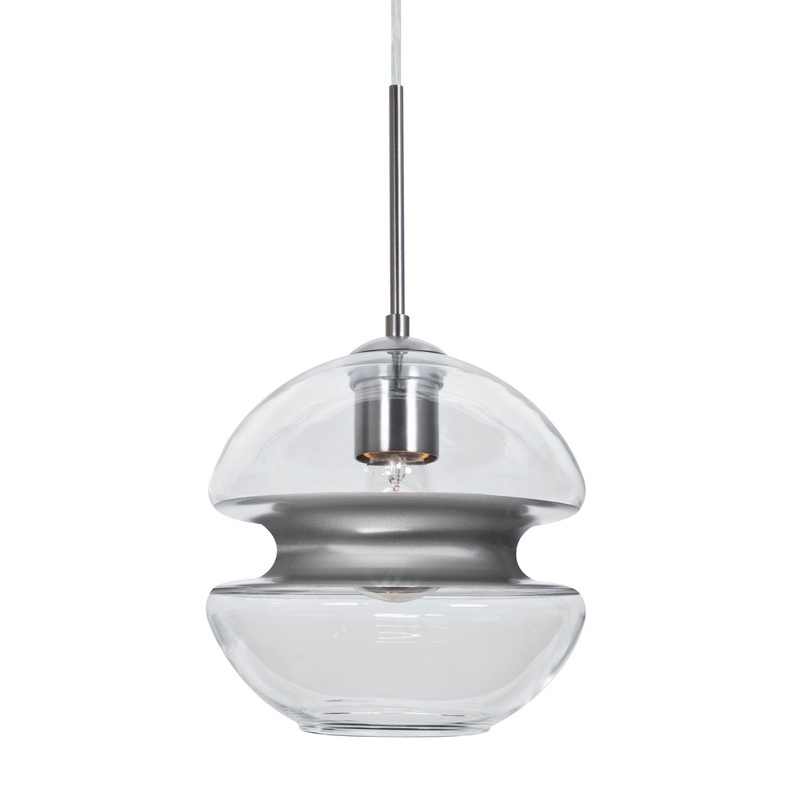 Besa J-HULA8SL-SN Hula 8 One Light Pendant Satin Nickel