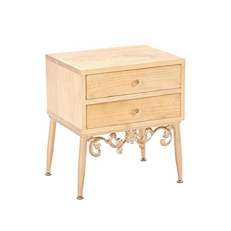 Comodini Camera da Letto Legno Nordic Comodino Creativo Tabella Camera Locker Moderno Semplice Tavolino Legno di Gomma Completa Cabinet Bagagli Comodino