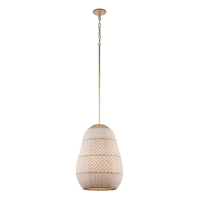 Crystorama ZAN-9013-SG Zanzibar Three Light Pendant Soft Gold