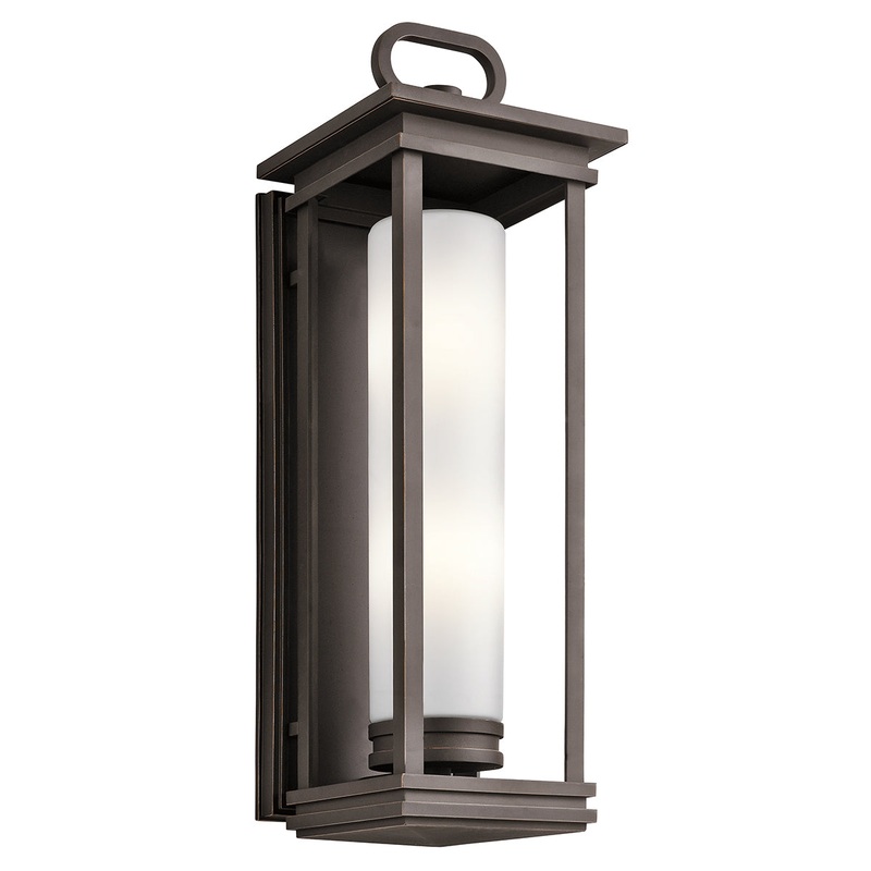 Kichler 49499RZ Two Light Outdoor Wall Mount, Rubbed Bronze