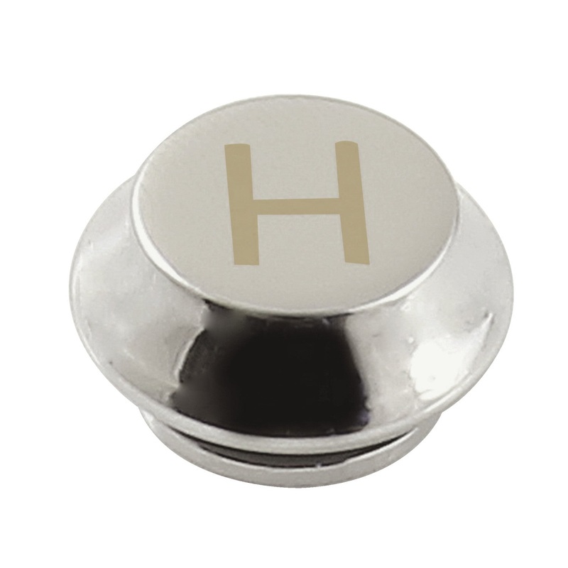Kingston KSHI313H Hot Handle Index Button, Polished Chrome