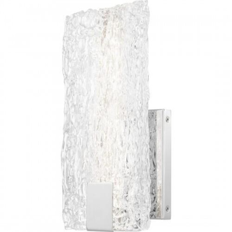 Quoizel PCWR8506C Winter Led 12″h wall sconce plsh chrm Wall Sconce