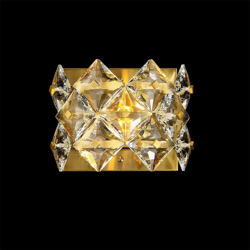 The Crown 2-Light Wall sconce Antique Brass