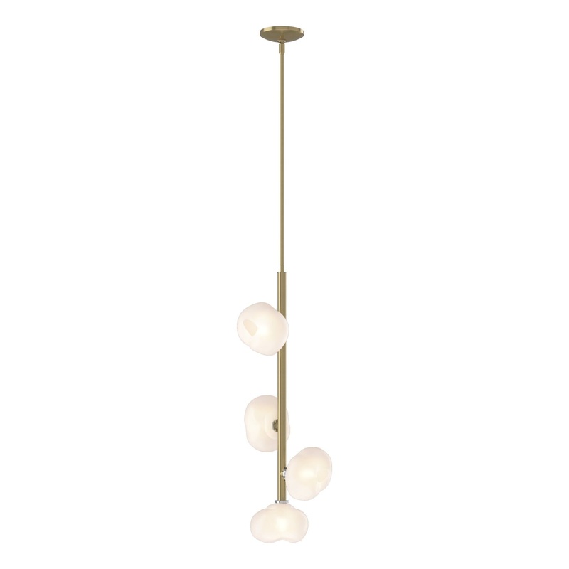 Ume Vertical Pendant Modern Brass
