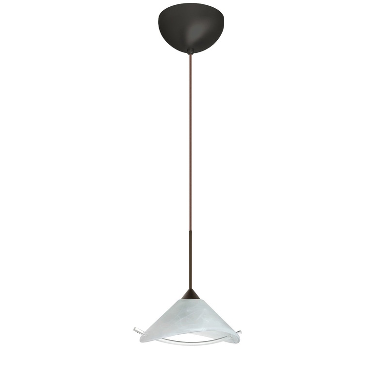 Besa 1XC-181304-LED-BR Hoppi One Light Pendant Bronze