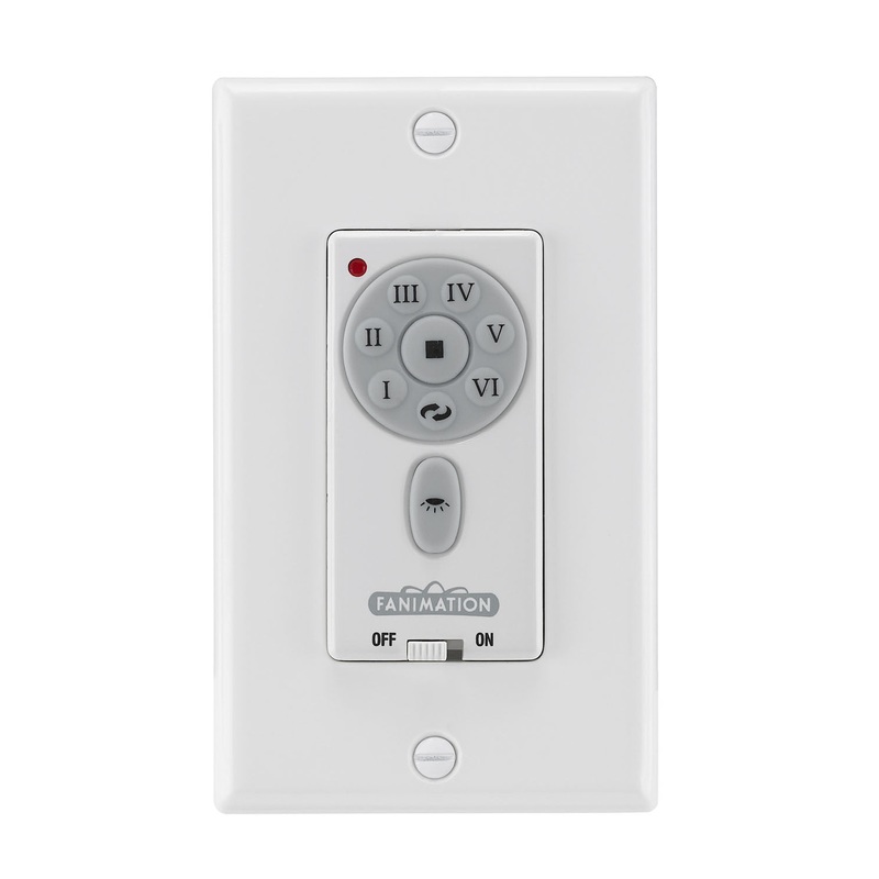 Fanimation TW30WH Controls Wall Control White