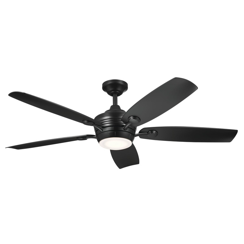 Kichler 310130SBK 56″ Ceiling Fan, Satin Black