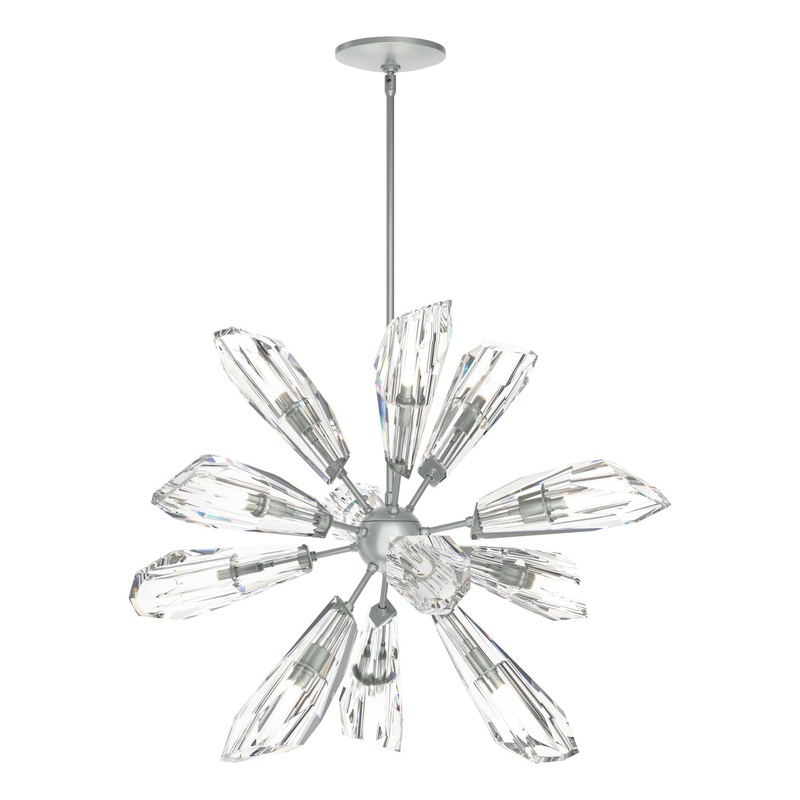Luma 12-Light Starburst Pendant Vintage Platinum