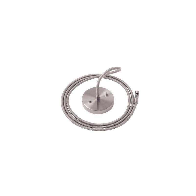 Single Post Power Feed from the Power Feed Collection in Brushed Nickel Finish by George Kovacs