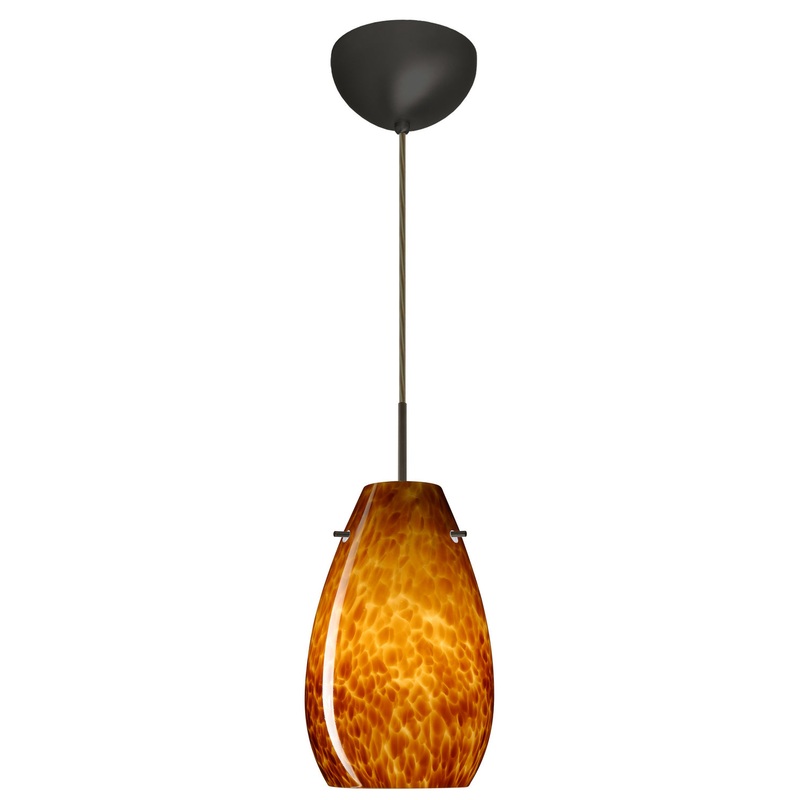 Besa 1JC-412618-LED-BR Pera One Light Pendant Bronze