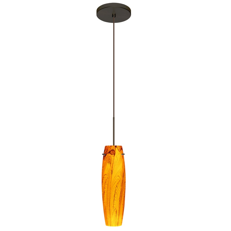 Besa 1XT-4121HB-BR Tu Tu One Light Pendant Bronze