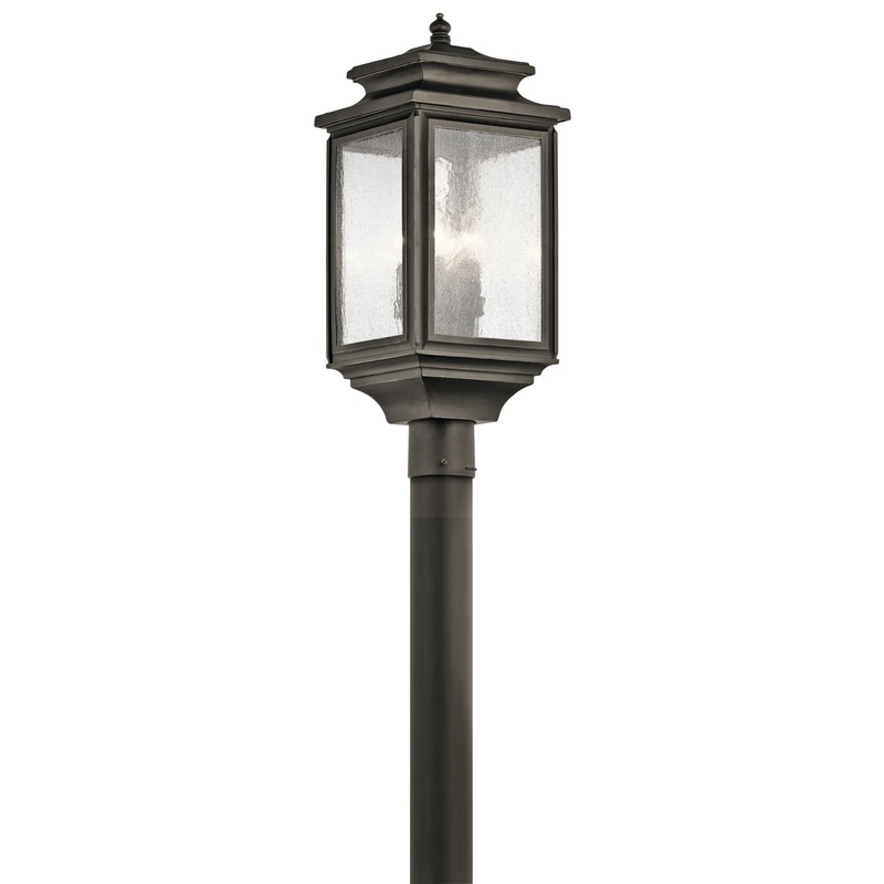 Kichler 49506OZ Four Light Outdoor Post Mount, Olde Bronze