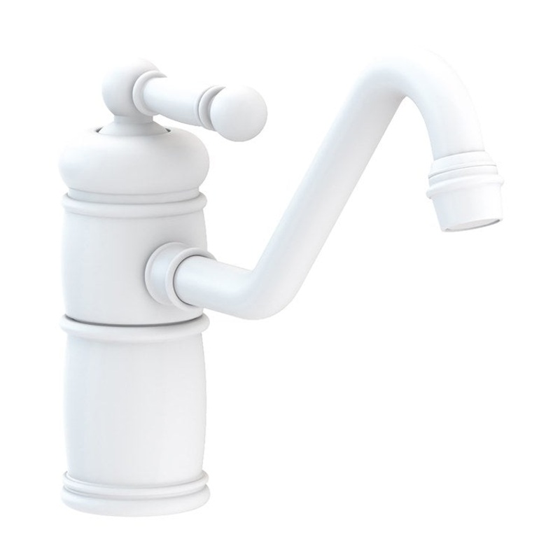 Kitchen Faucet Nadya 1 Lever ADA Matte White Spout Height 5-11/16 Inch Spout Reach 9-11/16 Inch 1.8 Gallons per Minute